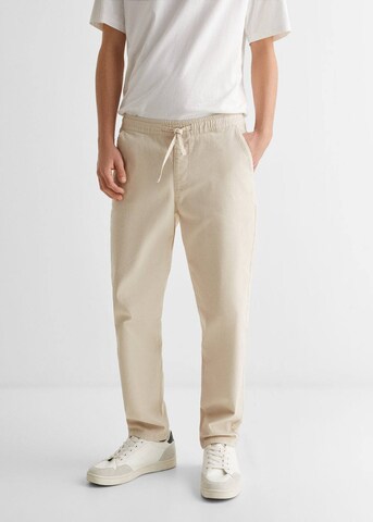 MANGO TEEN Loosefit Hose 'Alvaro' in Beige: predná strana