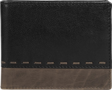 Bagan Wallet in Black: front
