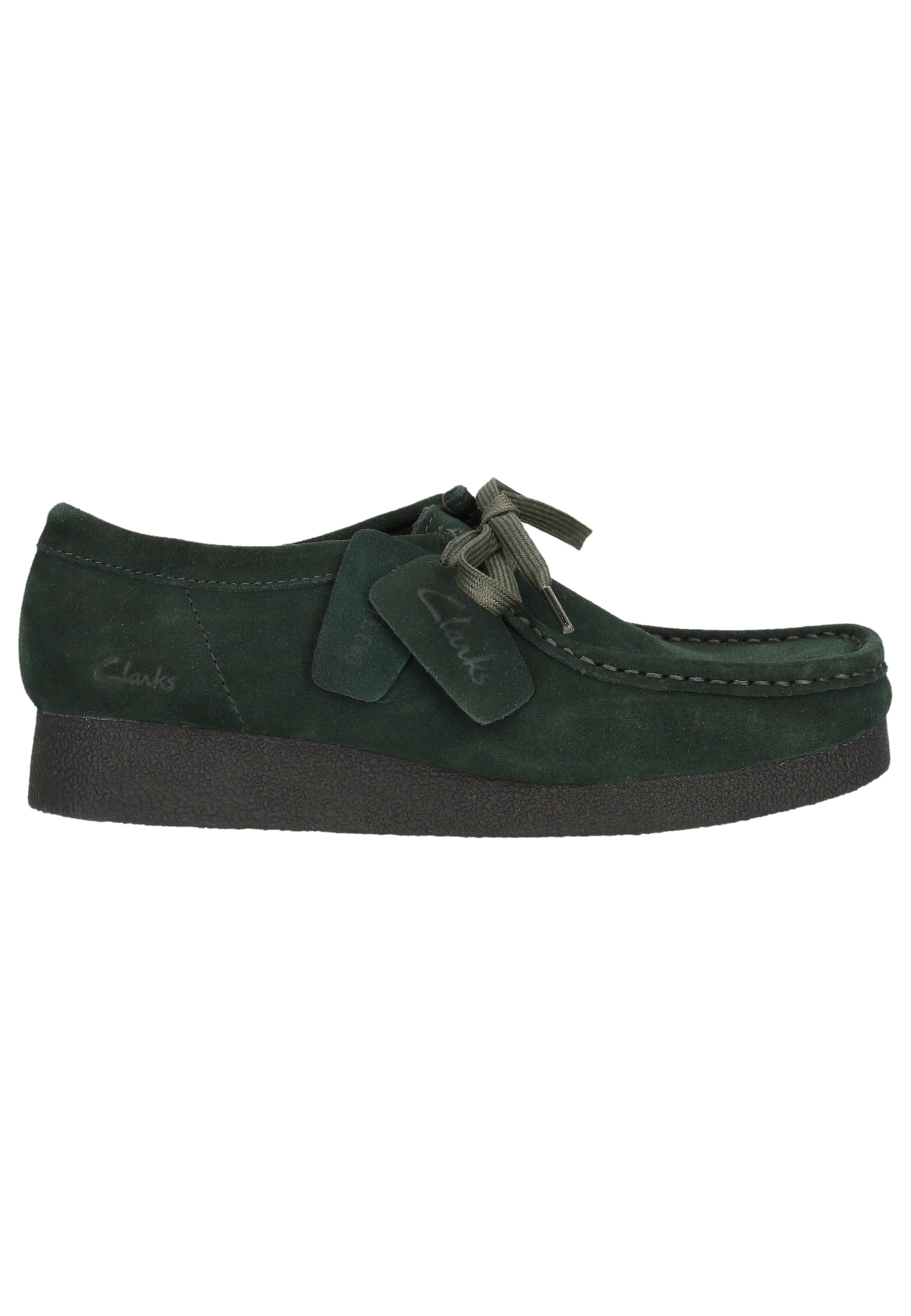 CLARKS Lace-up shoe 'Wallabee EVO' in Green