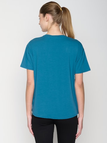 GREENBOMB Shirt 'Bike Cargo Family' in Blauw