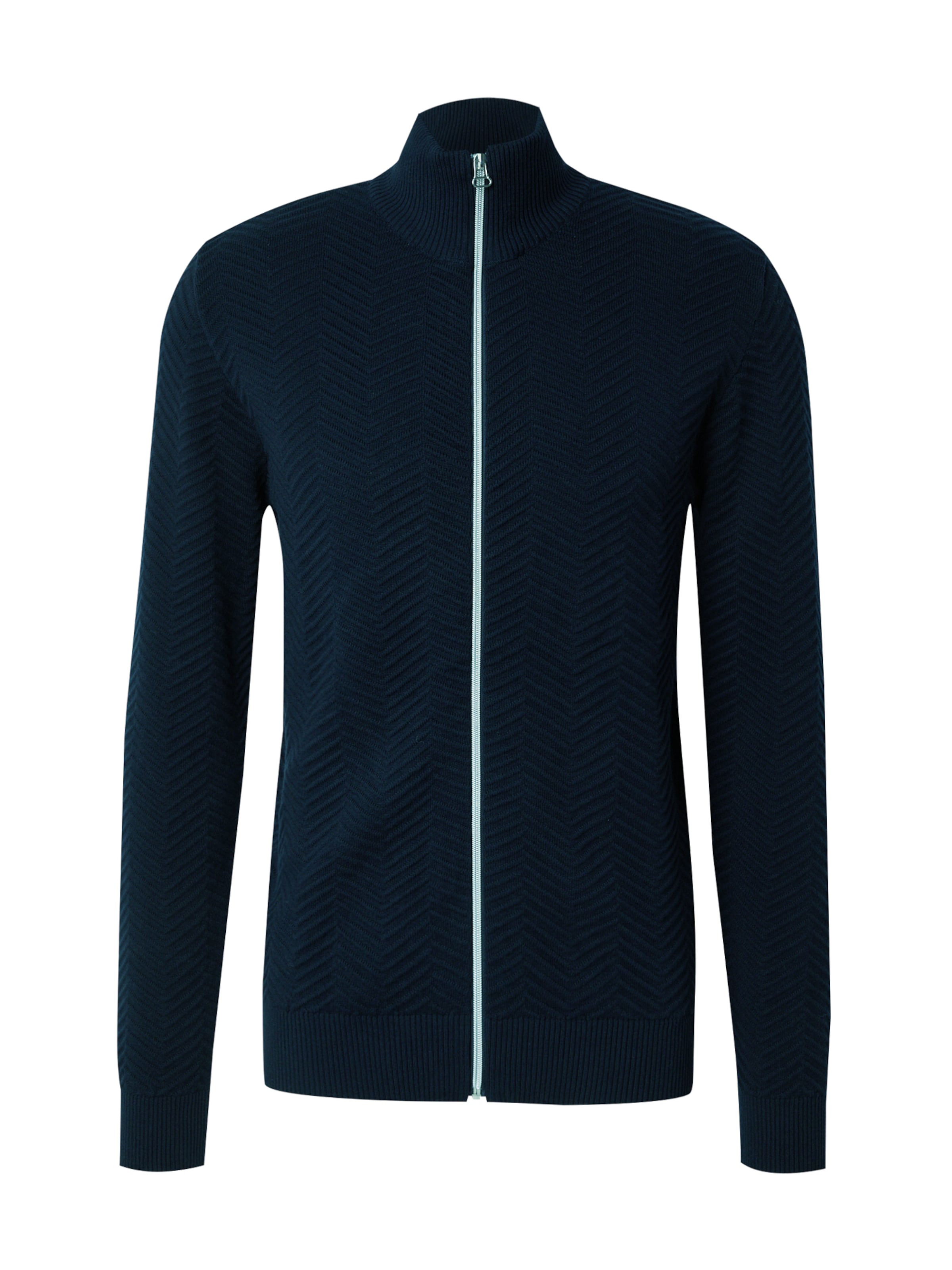 Kronstadt Cardigan 'Carlo' i blå: forside