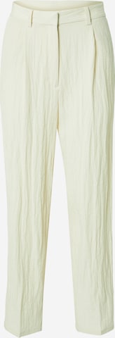 Loosefit Pantalon à pince Monki en blanc : devant