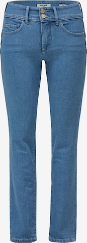 Coupe slim Jean Salsa Jeans en bleu : devant