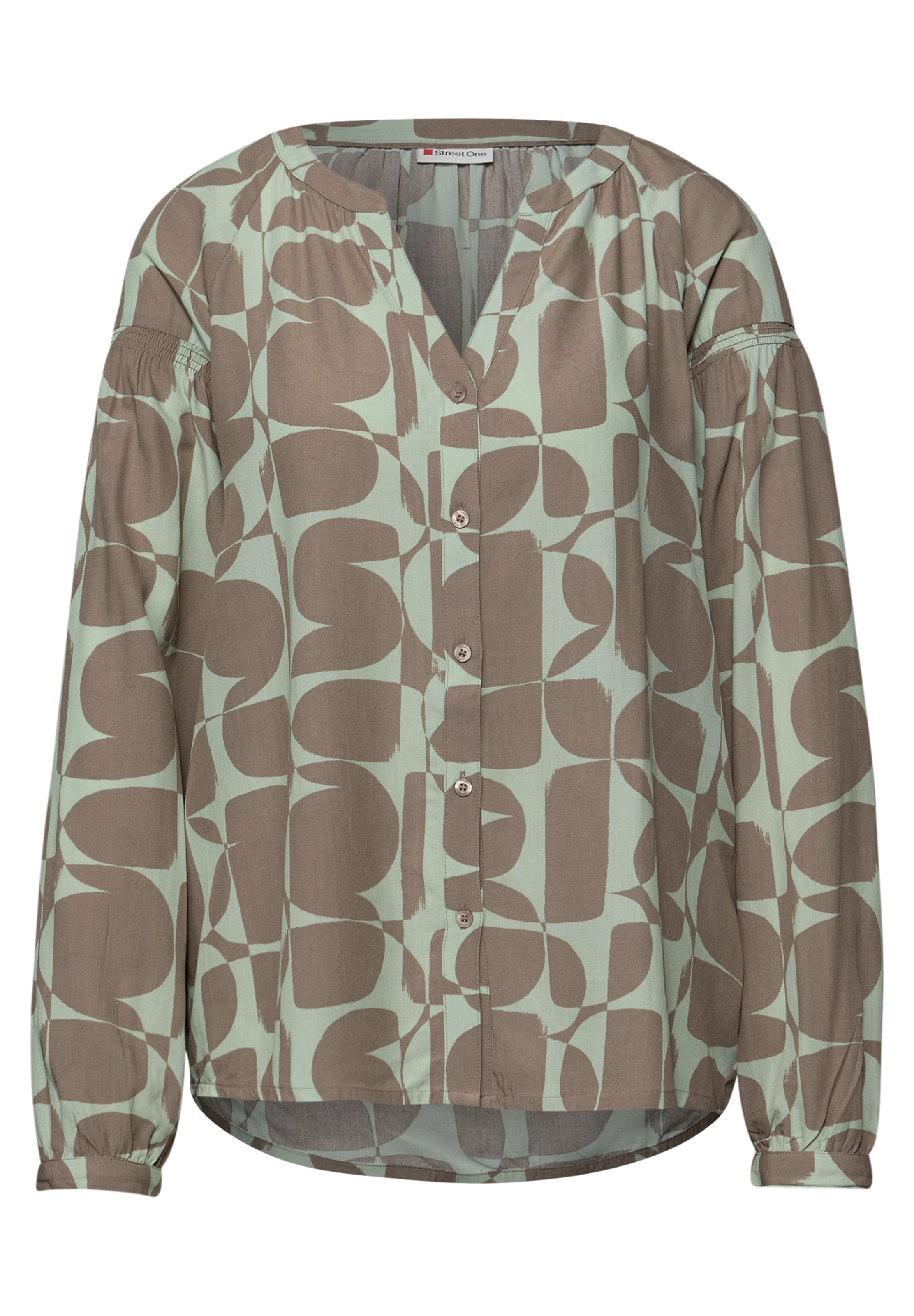 STREET ONE Blouse in Green: front