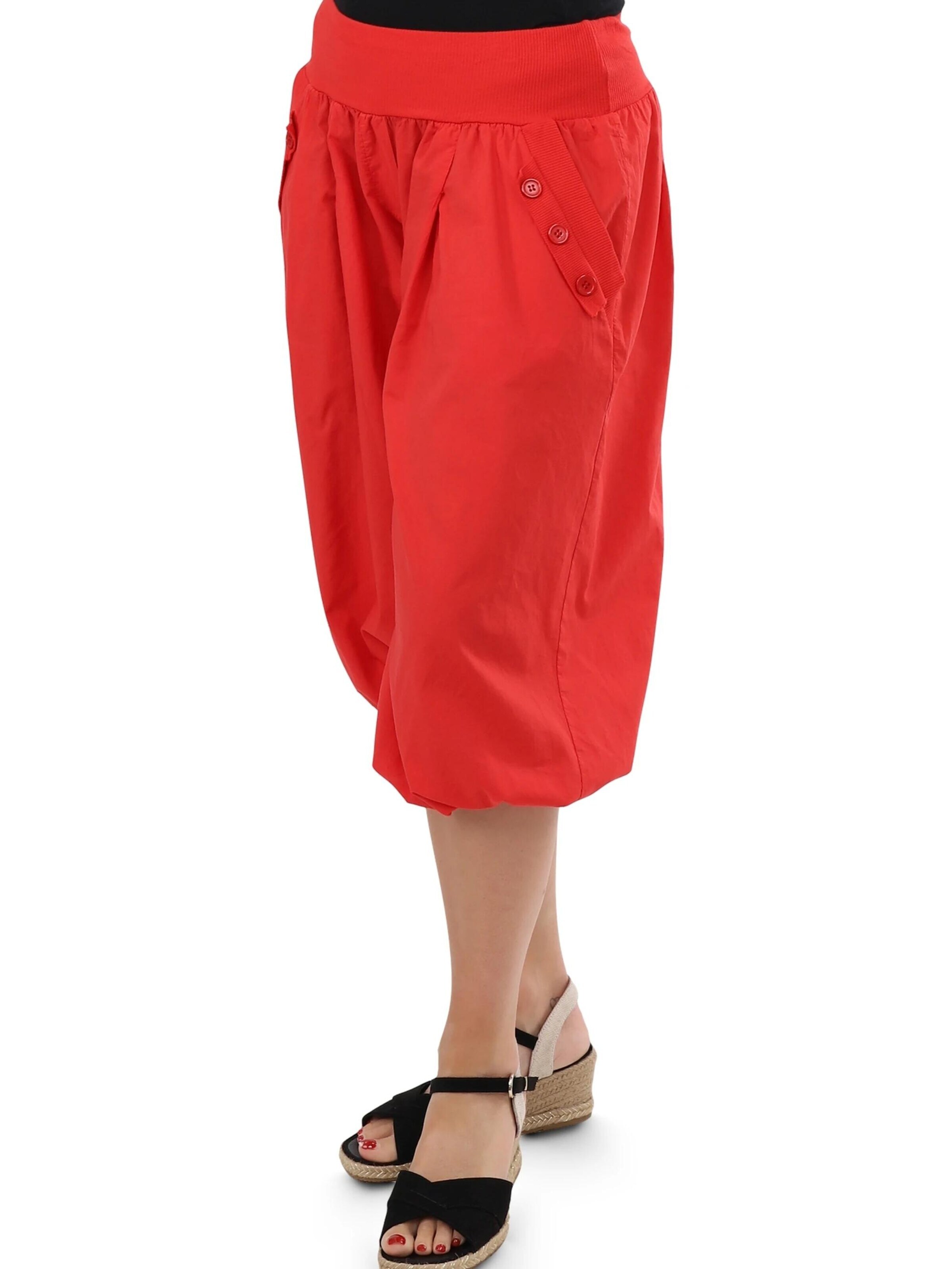 malito more than fashion Loose fit Harem Pants in Red