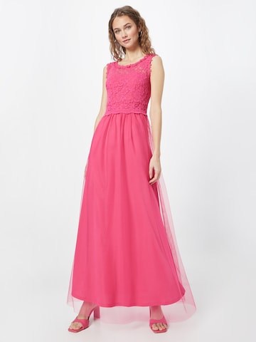 VILA Вечернее платье в Ярко-розовый