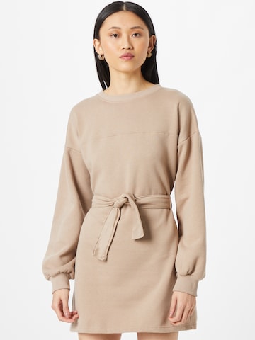 In The Style Dress 'STACEY' in Brown: front