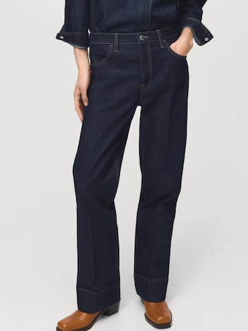 MANGO Široke hlačnice Kavbojke 'AYLIN' | modra barva: sprednja stran