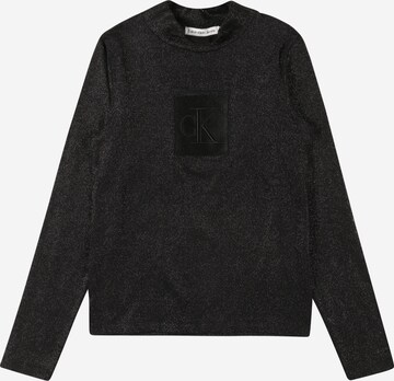 Calvin Klein Jeans T-Shirt 'FESTIVE' in Black: front