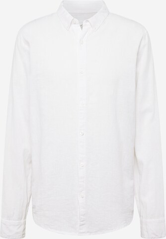 Coupe regular Chemise HOLLISTER en blanc : devant