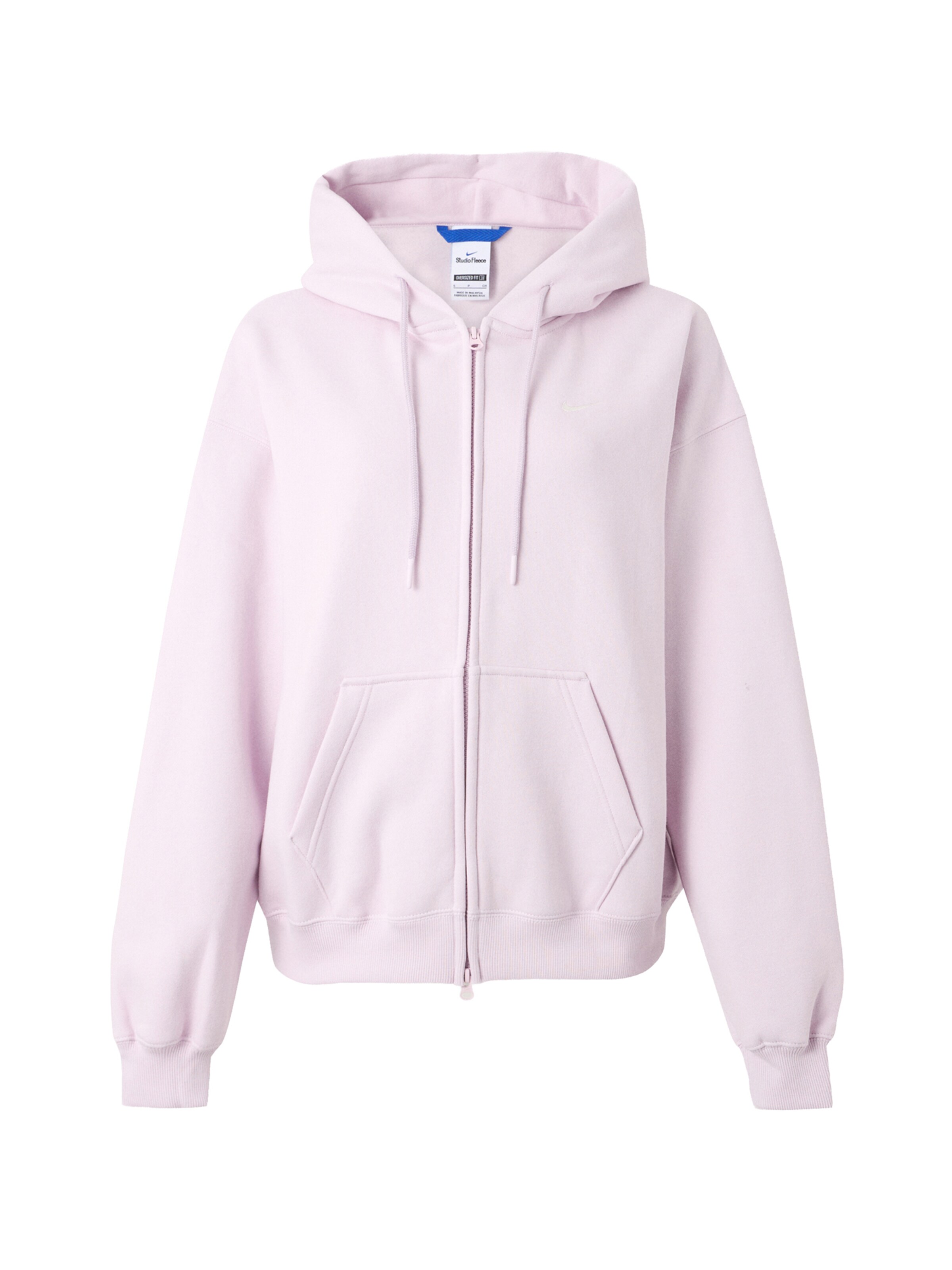 Nike Sportswear - Casaco em moletão em roxo: frente