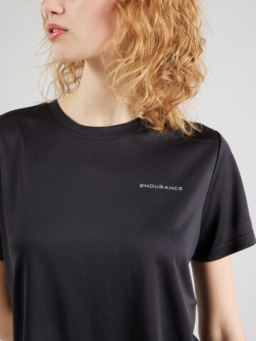 ENDURANCE - Camiseta funcional 'Maje' en negro