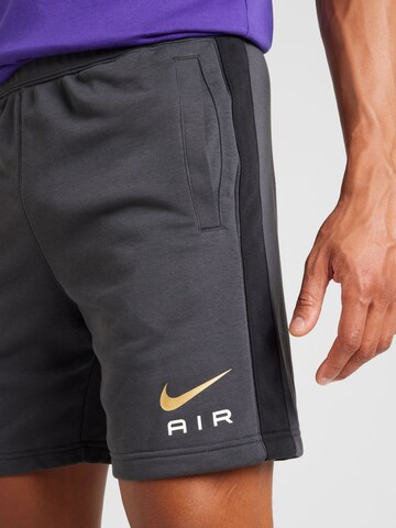 Nike Sportswear Обычный Штаны 'AIR' в Серый
