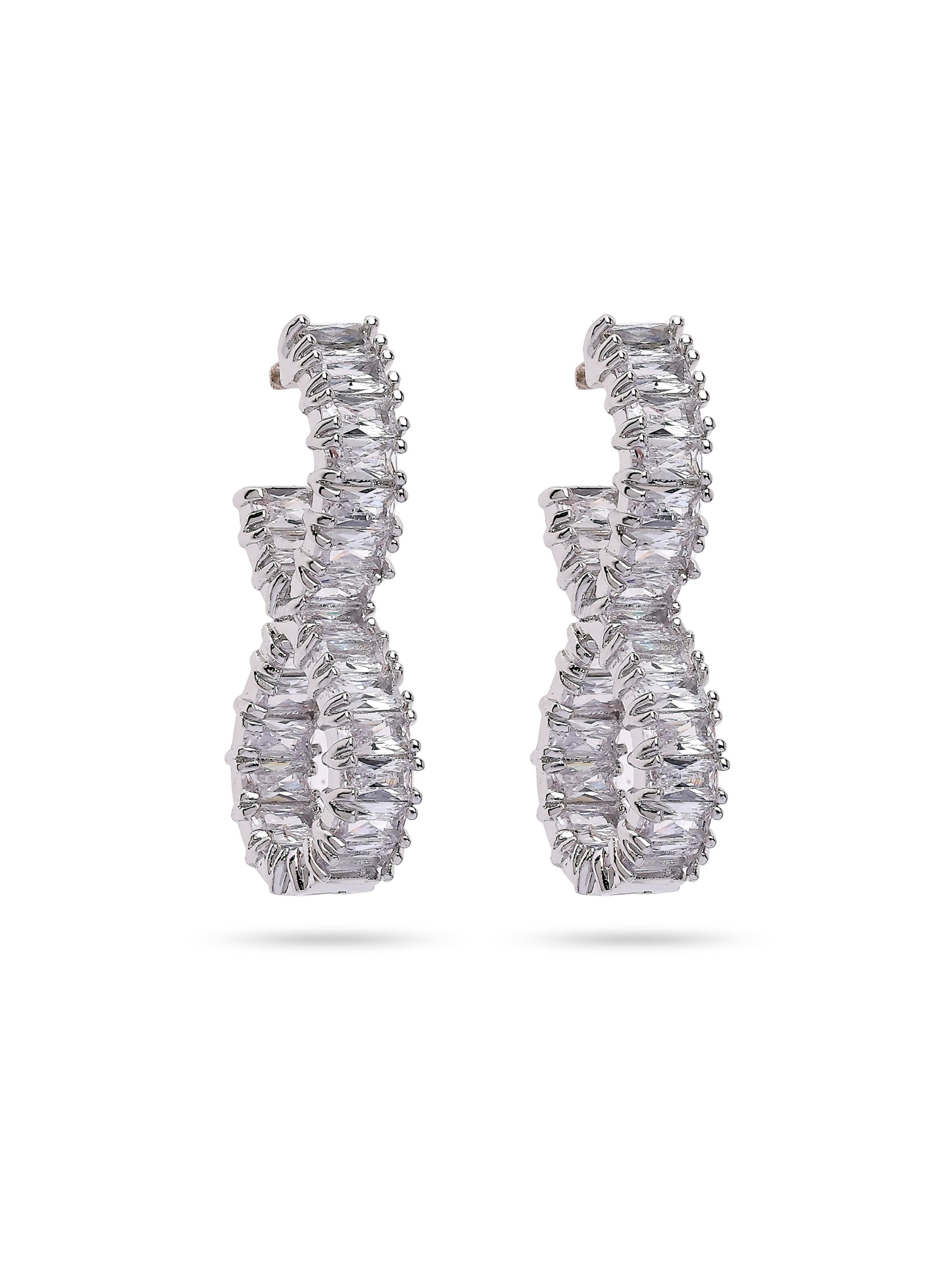 Boucles d'oreilles 'Renatasa' AVANT-GARDE PARIS en argent : devant