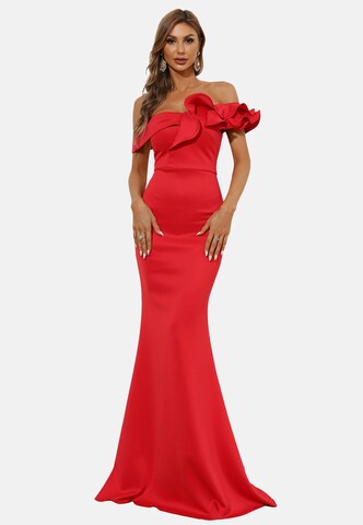 Moda Minx Abendkleid 'Alaia' in Rot: Vorderseite