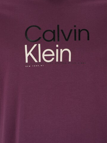 Calvin Klein Big & Tall T-Shirt in Lila