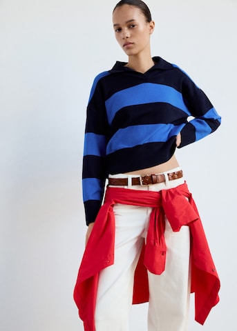 MANGO Sweater 'BRUT' in Blue: front