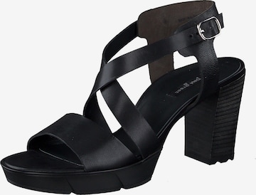 Paul Green Sandals in Black: front