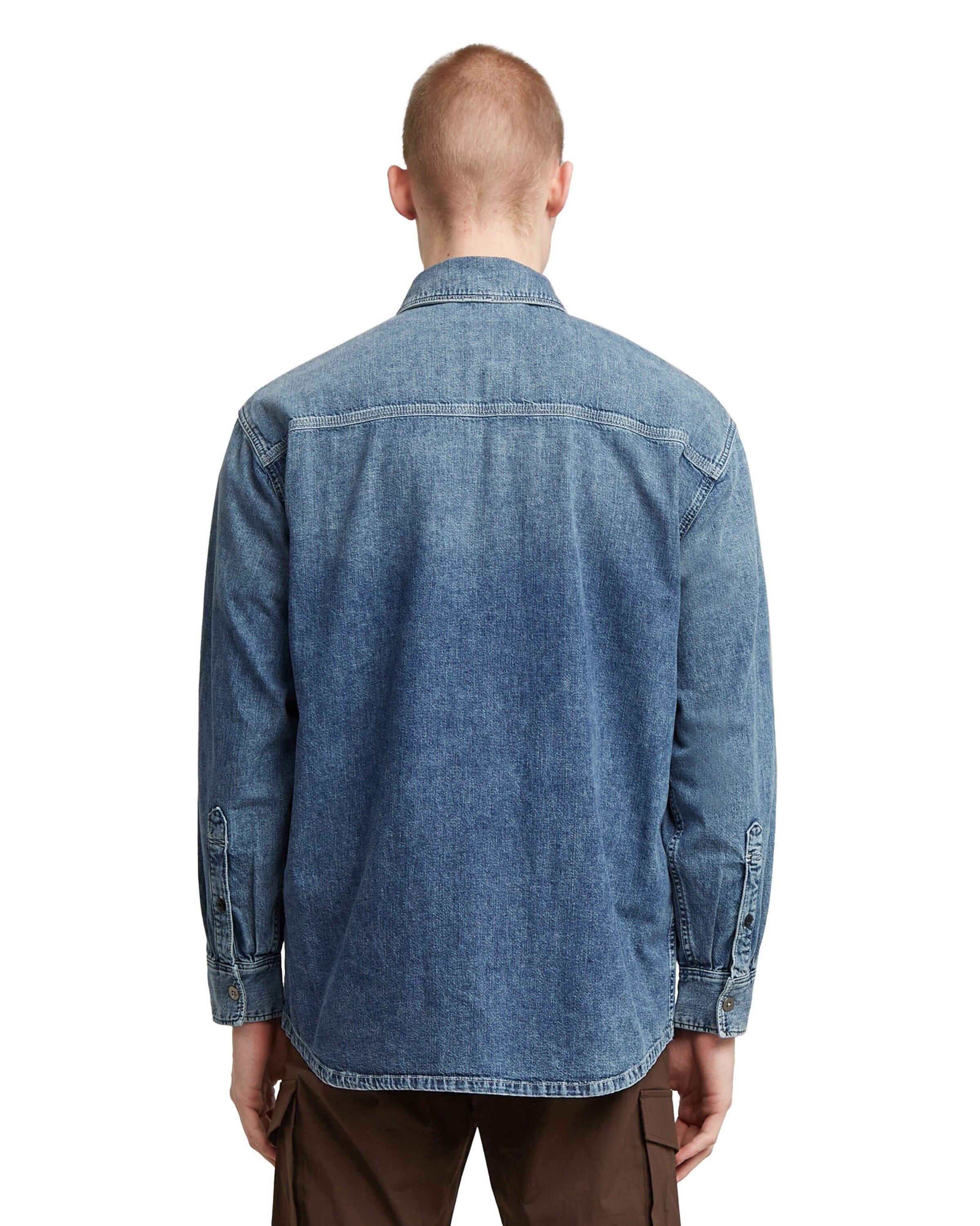 G-STAR Regular fit Overhemd in Blauw