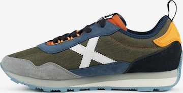 MUNICH Platform trainers 'Um' in Blue: front