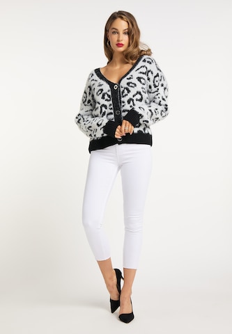 faina Knit Cardigan in White