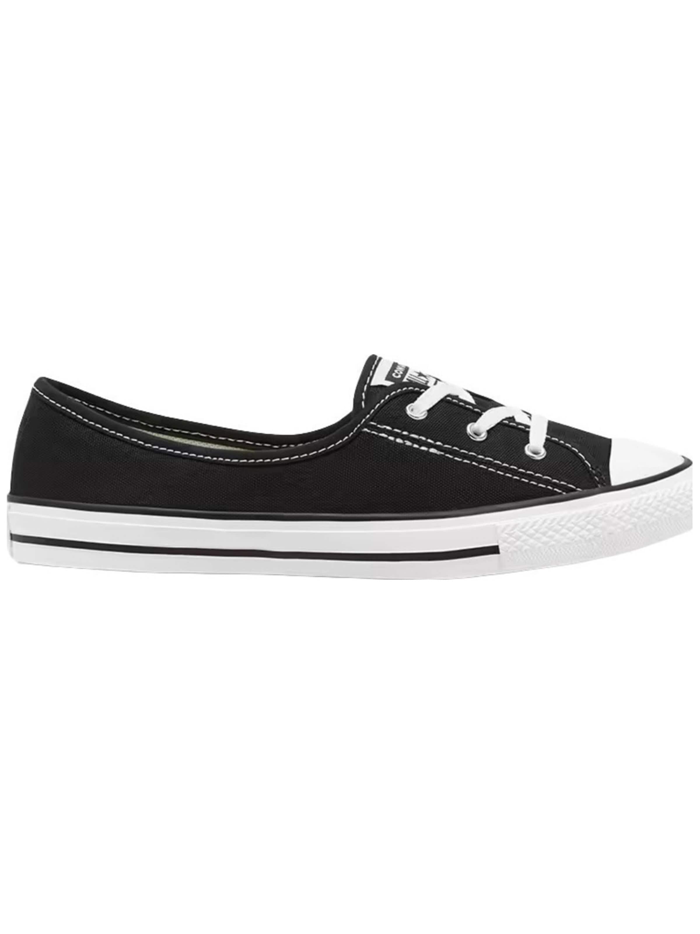 CONVERSE - Zapatillas sin cordones 'Converse Chuck Talor As Dainty Ballet' en negro: frente