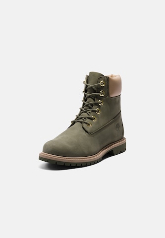 TIMBERLAND Lace-Up Ankle Boots in Green