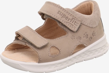 SUPERFIT - Sapatos abertos 'LAGOON' em bege: frente