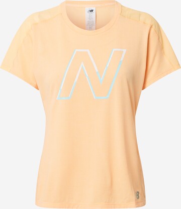 new balance Functioneel shirt in Oranje: voorkant