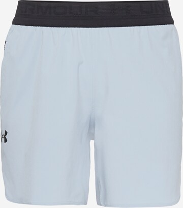 Pantaloni sport 'Peak' de la UNDER ARMOUR pe albastru: față