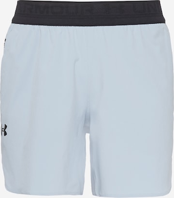 UNDER ARMOUR Sports trousers 'Peak' in Blue: front
