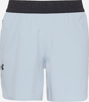 Pantalon de sport 'Peak' UNDER ARMOUR en bleu : devant