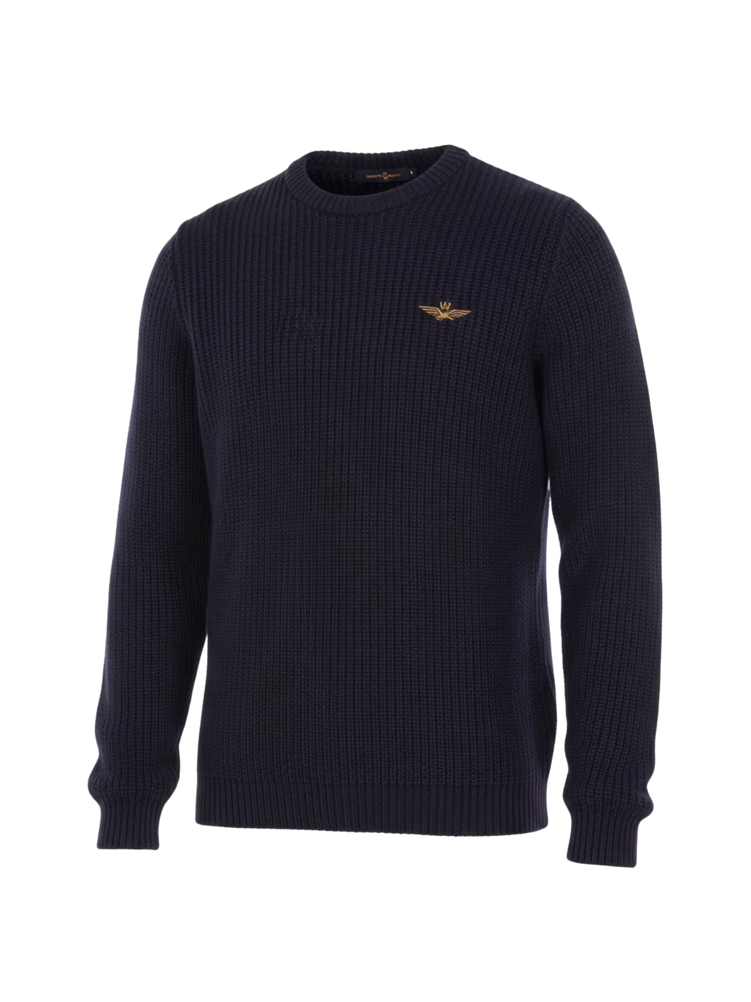 Pullover 'Maglione' di Aeronautica Militare in blu: frontale