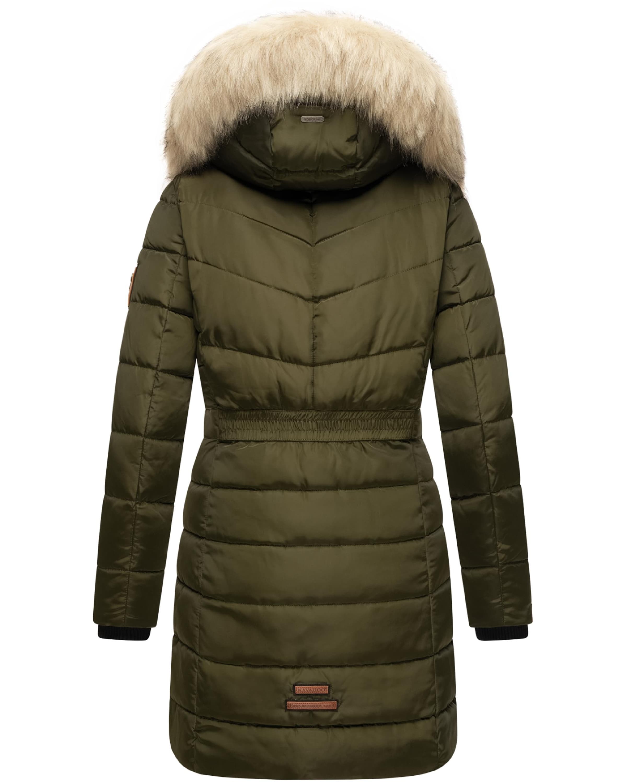 NAVAHOO Зимнее пальто 'Paula' в Зеленый
