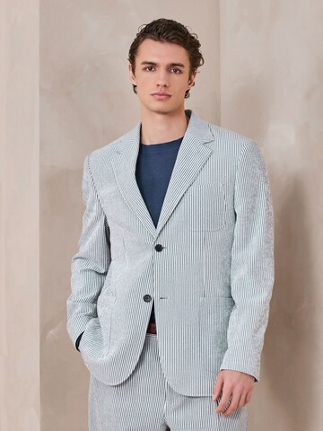 Next Comfort fit Suit Jacket in Blue: front