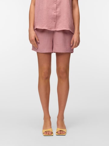 VERO MODA Loosefit Broek 'VMMelaney' in Roze: voorkant