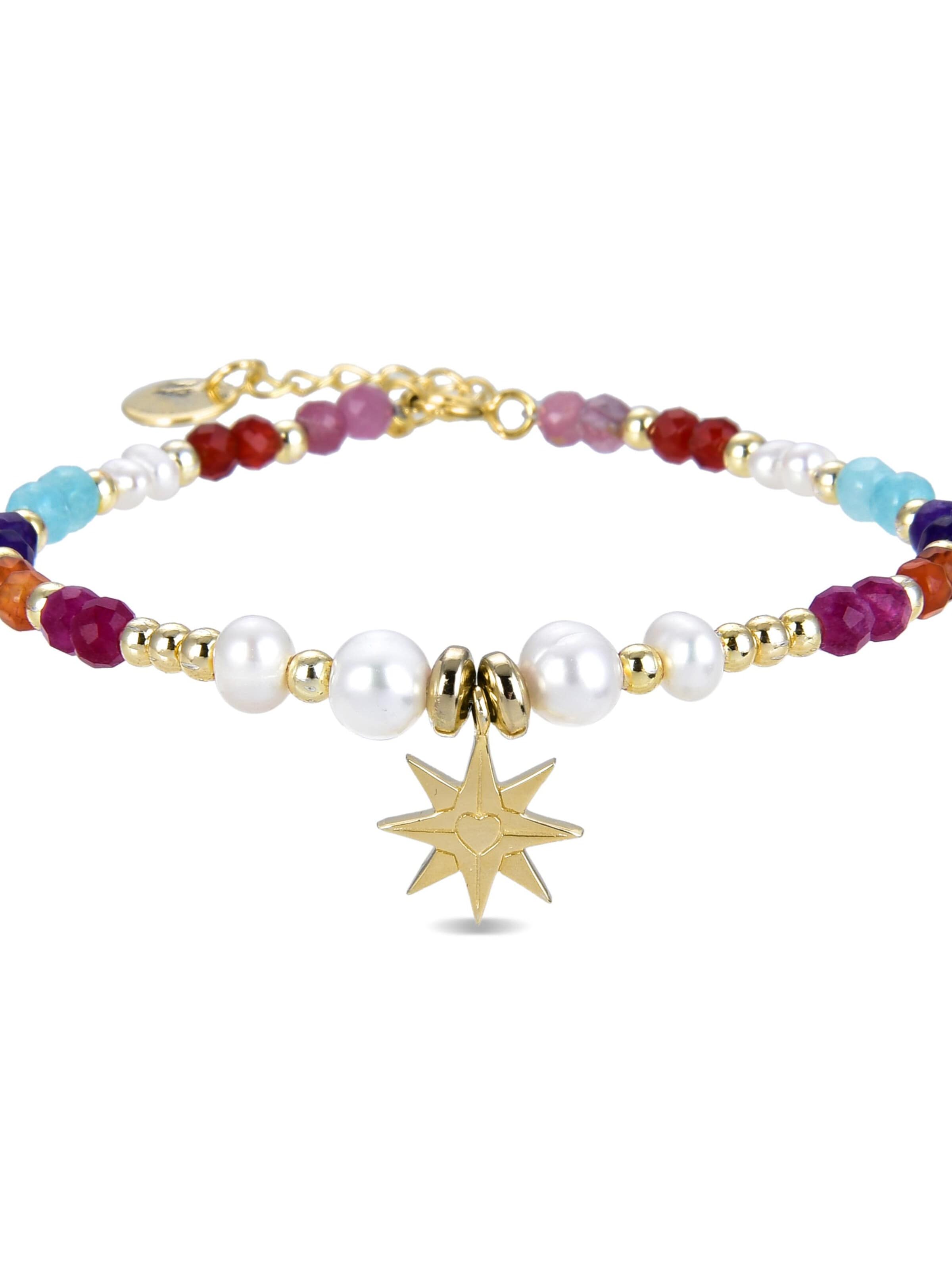 Luxenter Armband 'Shasha' i blandade färger