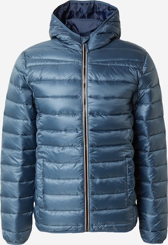 Veste mi-saison BLEND en bleu : devant