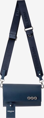 EMBLEMM Umhängetasche 'Up My Sleeve Bag' in Blau: Vorderseite