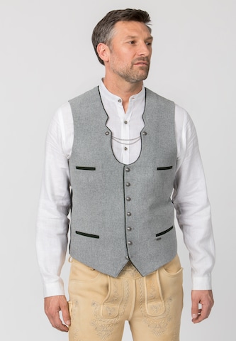 STOCKERPOINT Traditional vest 'Salerio' in Grey: front