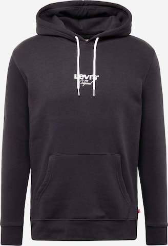 LEVI'S ® Sweatshirt 'Standard Graphic Hoodie' i svart: forside