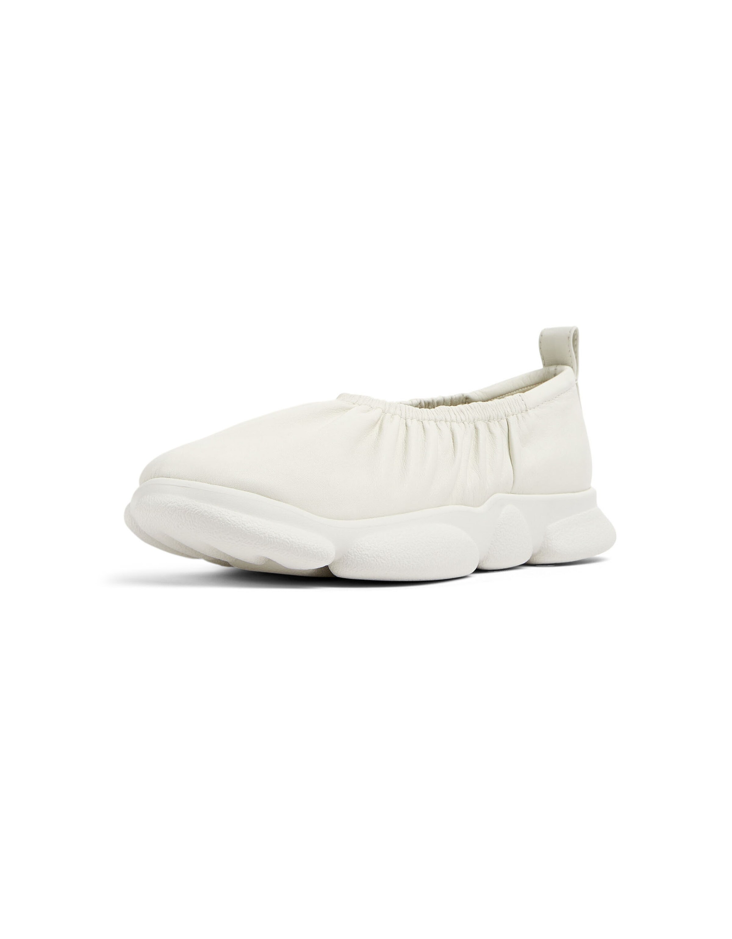 CAMPER Slip-on ' Karst ' in Wit: voorkant