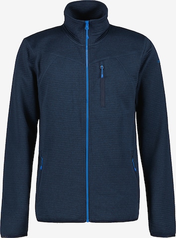 ICEPEAK Funktionele fleece-jas 'BERTHOLD' in Blauw: voorkant