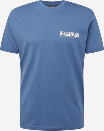 NAPAPIJRI T-Shirt 'TELEMARK' in Blau: predná strana