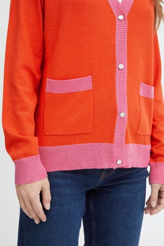 PULZ Jeans Strickjacke 'Sara' in Pink