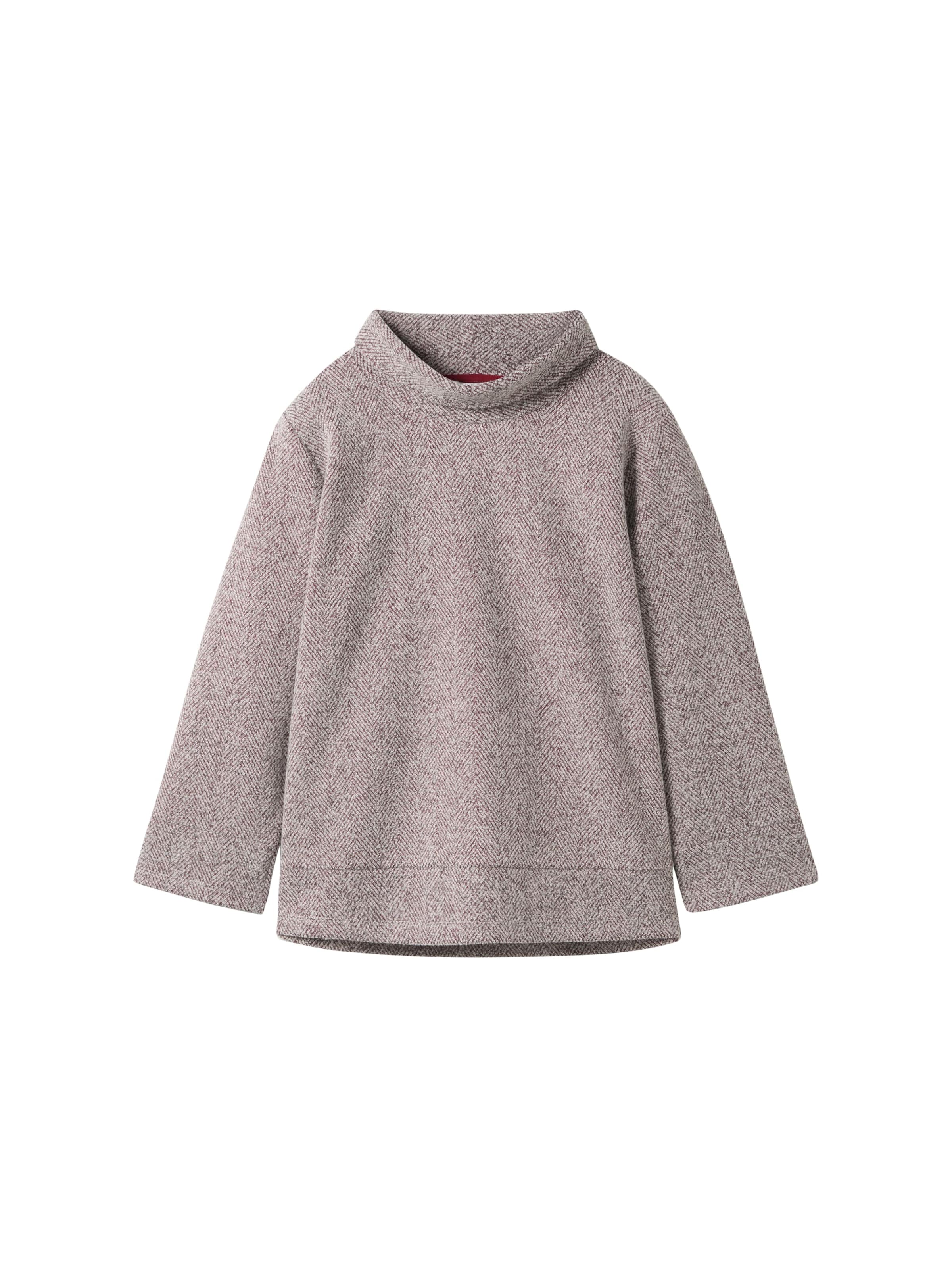 TOM TAILOR Sweatshirt in Grijs: voorkant