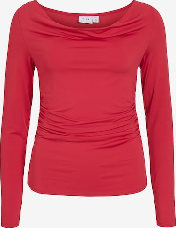 VILA Shirt 'VIKana' in Rood: voorkant