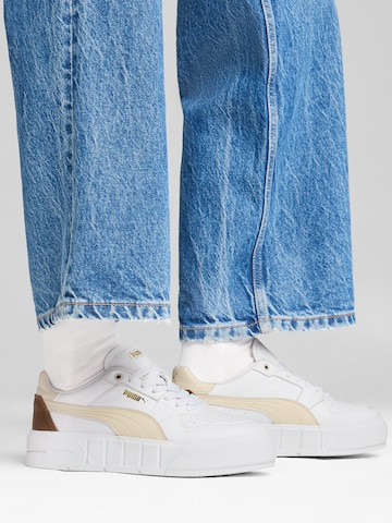 PUMA - Zapatillas deportivas bajas 'Roma' en blanco: frente