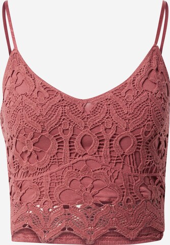 ABOUT YOU Top 'Gemma' in Rood: voorkant