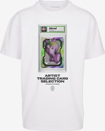 Tricou 'Blend' de la MT Upscale pe alb: față